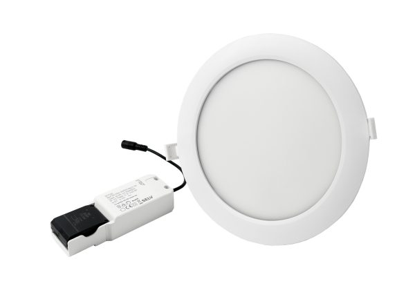 Alasvalo SAANA 2700lm 21W 3CCT CRI>80 Ø214mm valkoinen, kytkentäboksi IP20/IP44